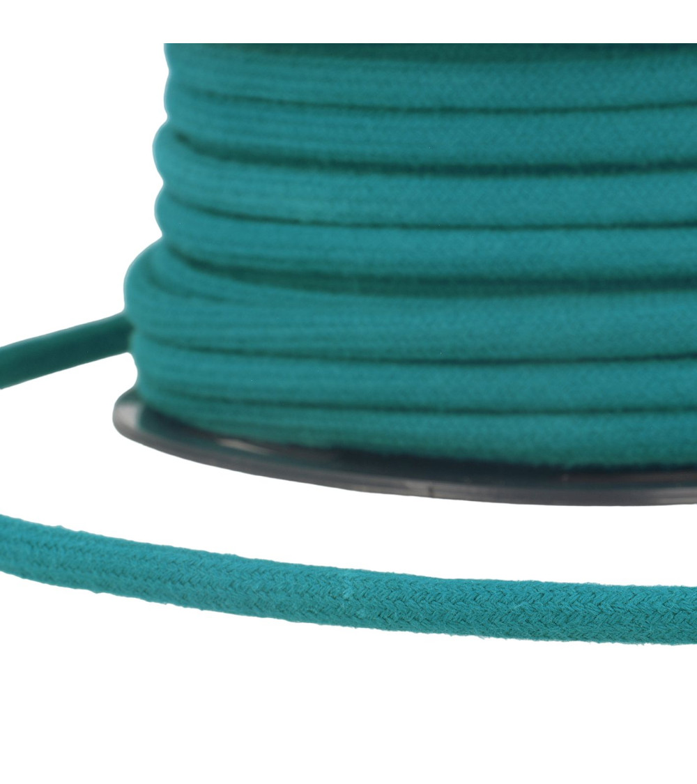 30m spool Duck blue cotton cord 4mm