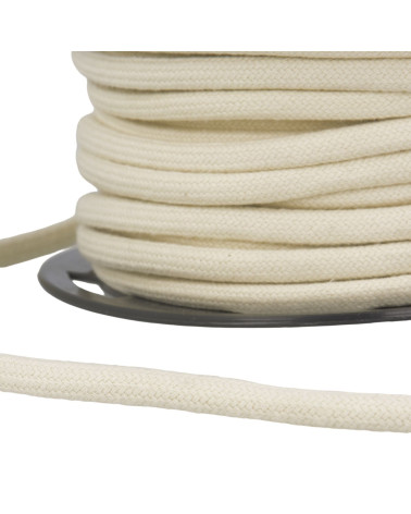 30m spool 4mm ecru cotton cord
