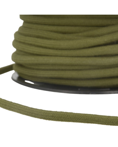 Bobine 30m Cordon coton khaki 4mm