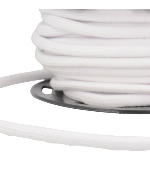 20m spool White cotton cord 8mm