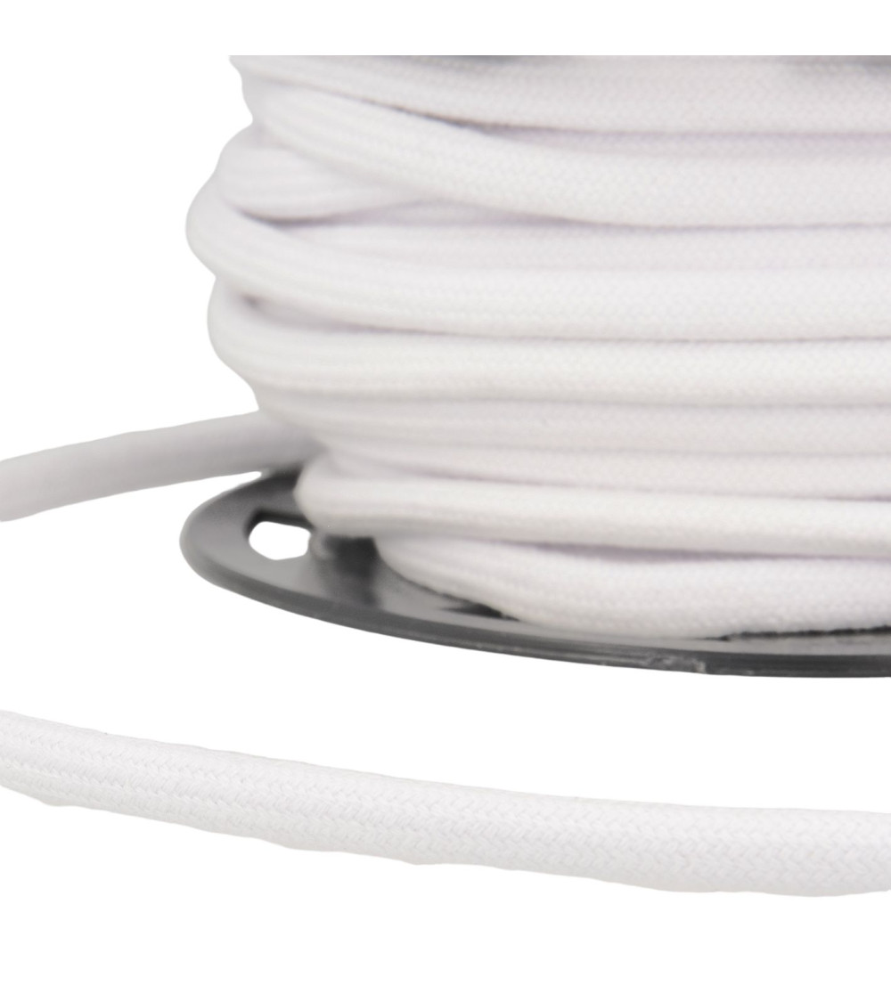 20m spool White cotton cord 8mm
