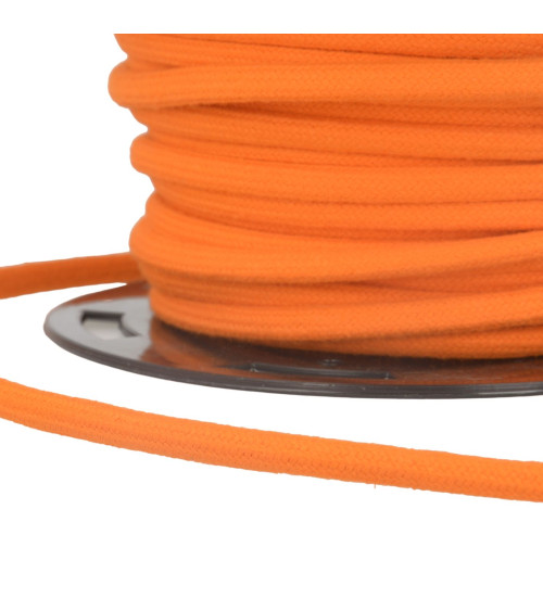 20m spool Orange cotton cord 8mm
