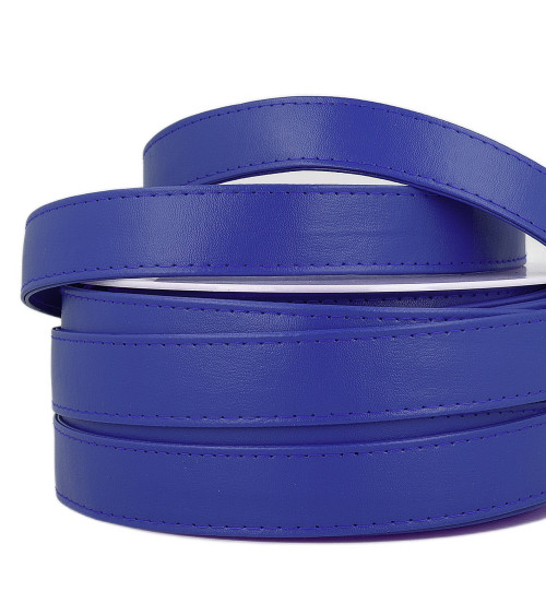 10m reel Royal blue faux leather strap 25mm