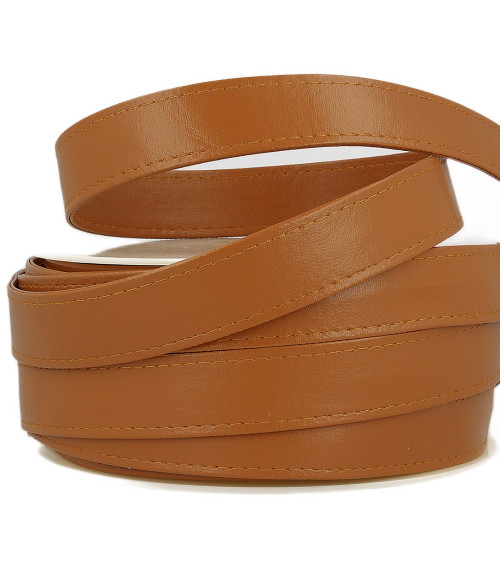 10m reel Camel imitation leather strap 25mm