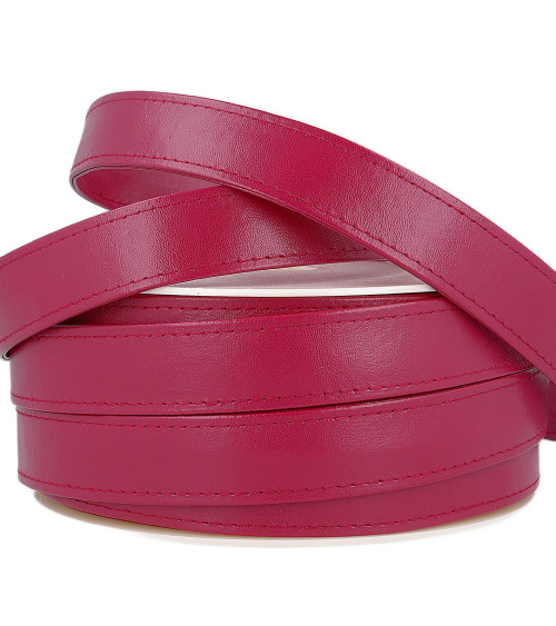 10m reel Purple imitation leather strap 25mm