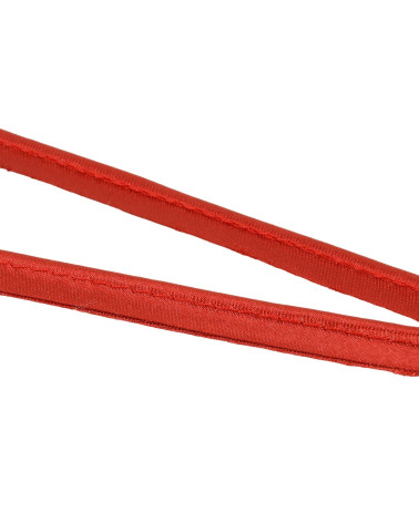 25m spool of 10mm red satin piping