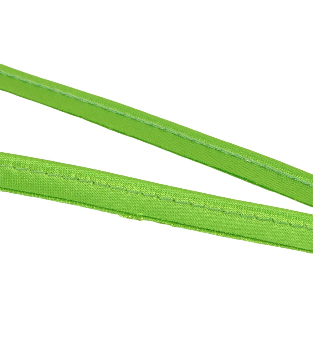 25m spool with satin piping 10mm anise green