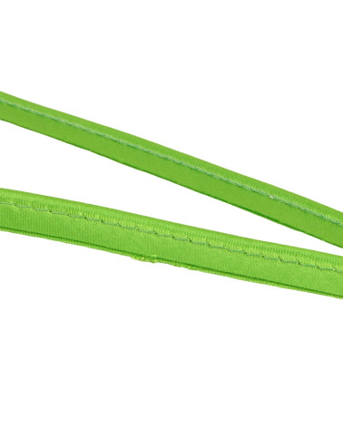 Bobine 25m passepoil satin 10mm vert anis