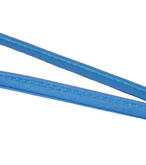25m spool of 10mm steel blue satin piping