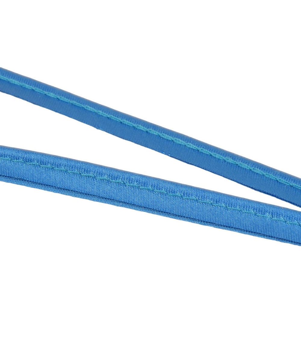 25m spool with satin piping 10mm steel blue