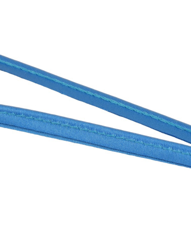 25-m-Spule mit satinierter Paspelierung, 10 mm, stahlblau