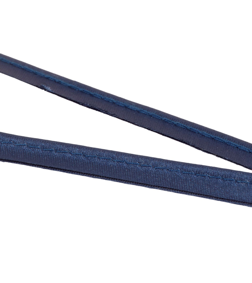 25m spool with satin piping 10mm royal blue