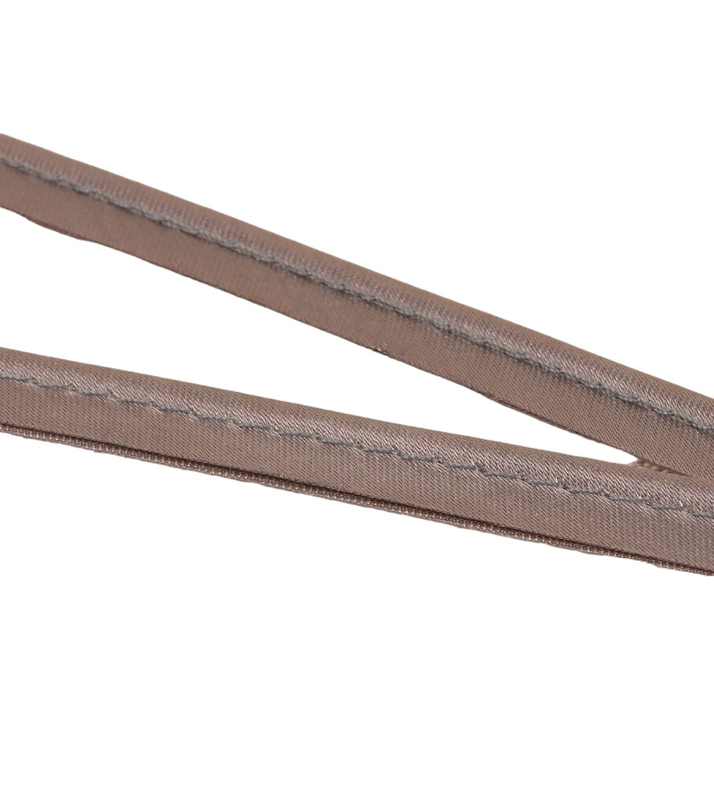25-m-Spule mit Satinpaspel 10 mm mittelgrau