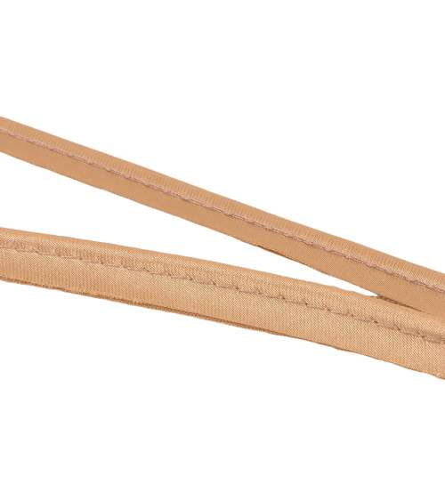 25m spool with satin piping 10mm beige