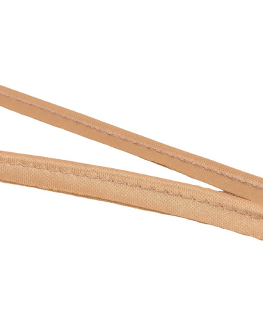 Bobina da 25 metri con bordino satinato da 10 mm beige