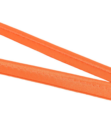 25m spool with satin piping 10mm orange