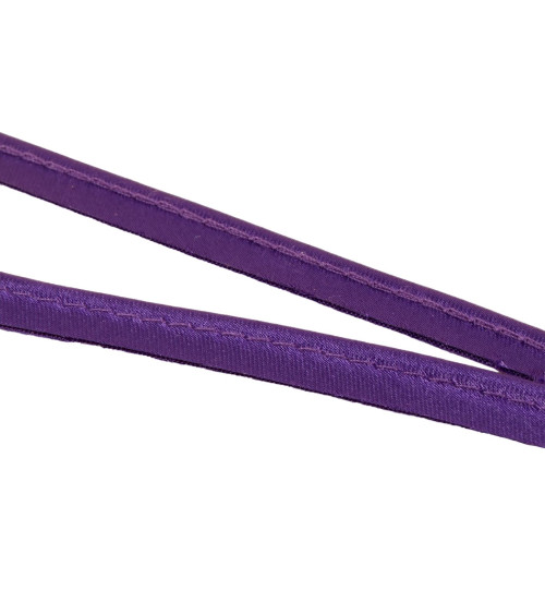 Bobine 25m passepoil satin 10mm violet