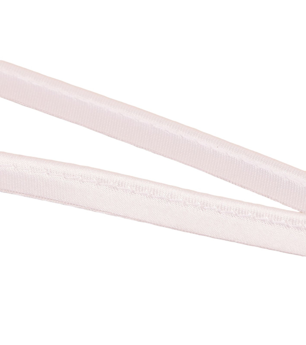 10mm white satin piping per meter