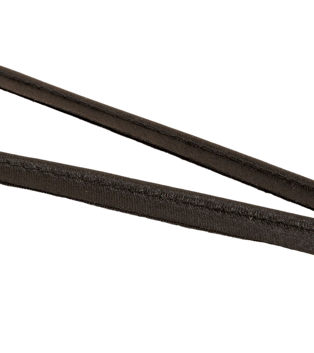 10mm black satin piping per meter