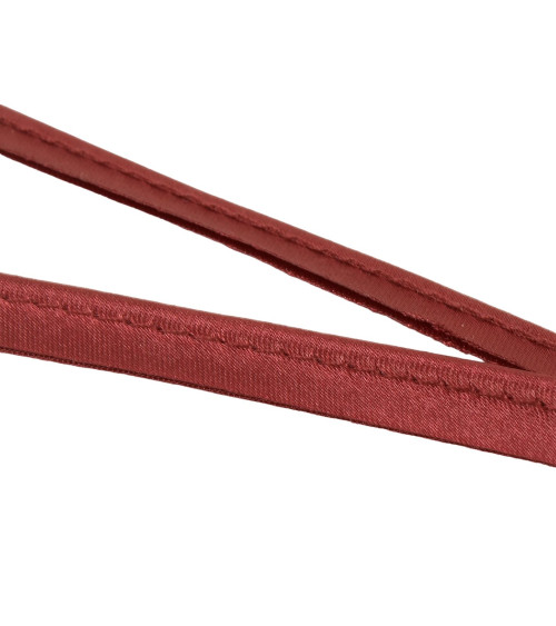 10mm burgundy satin piping per meter