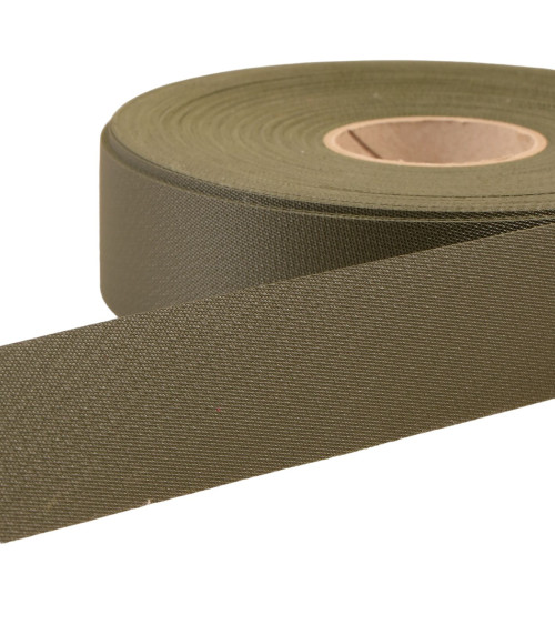 25m reel bias tape flat water-repellent exterior 30mm khaki