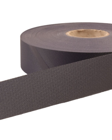 30mm navy blue water-repellent exterior flat bias binding by the meter made in France