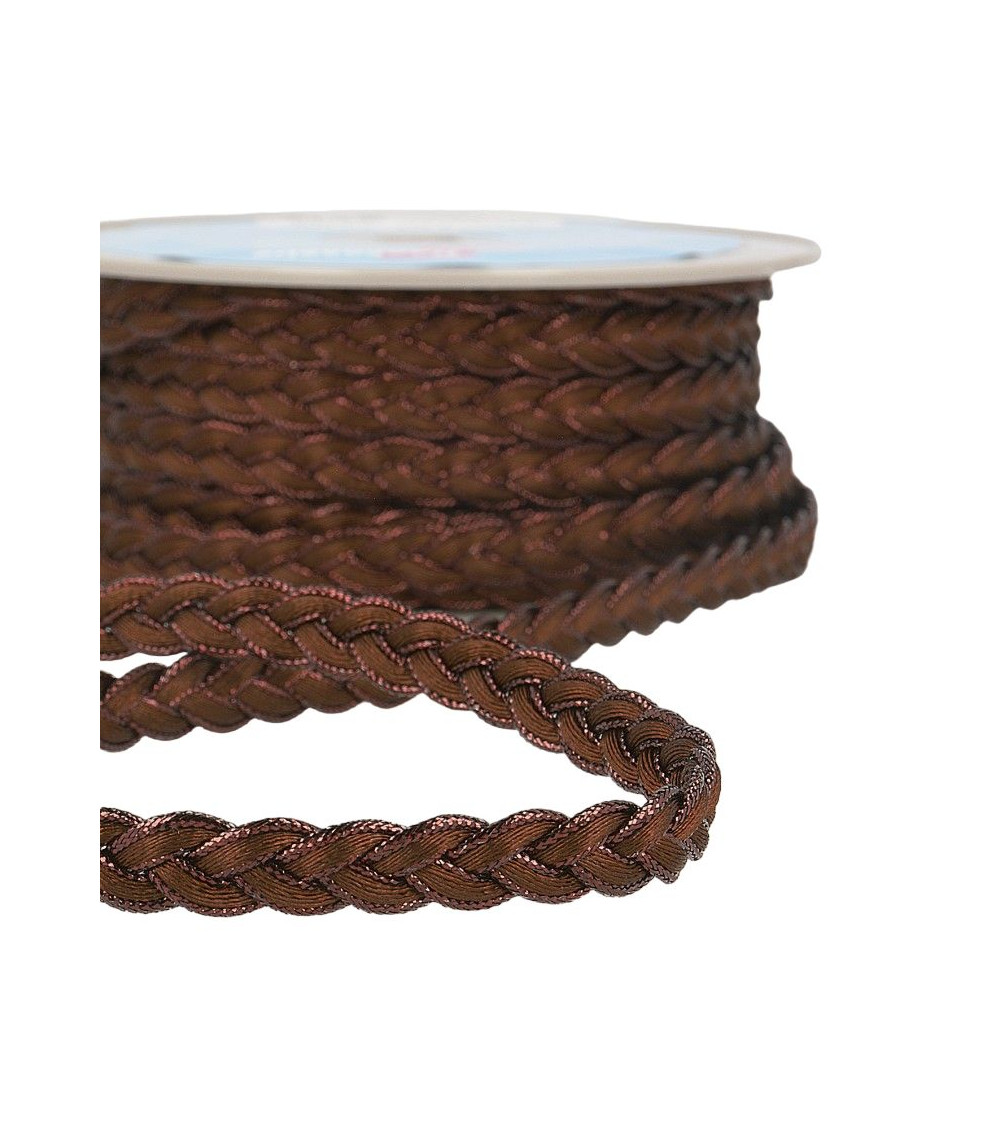 15m spool of braided braid Brown/brown 12mm