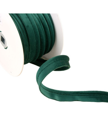 15m spool with duck blue velvet piping 5mm