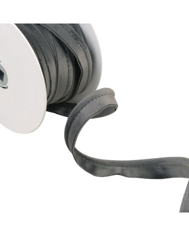 15m spool of medium grey velvet piping 5mm