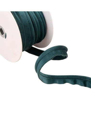 15m spool with blue velvet piping 5mm