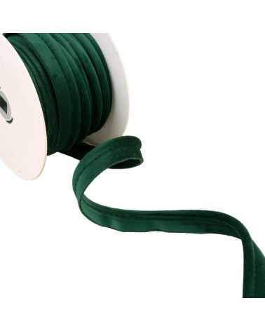 Grüne Samtpaspelierung, 5 mm pro Meter
