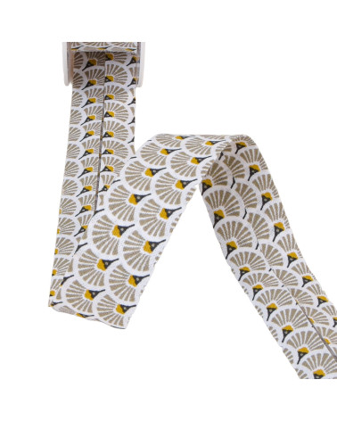 25m reel bias fan taupe 27mm