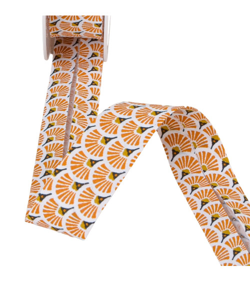 25m reel bias salmon orange fans 27mm