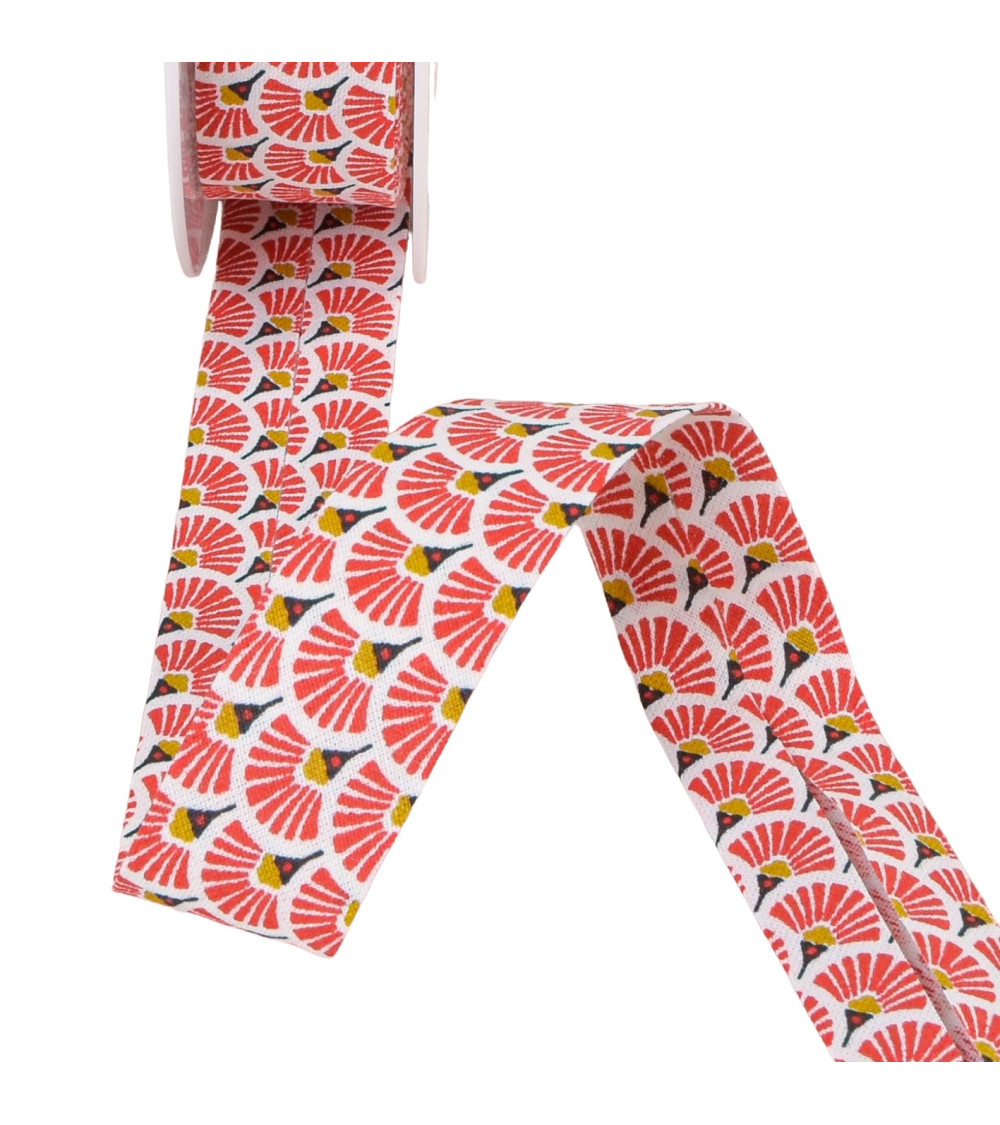 Red fan bias 27mm per meter made in France