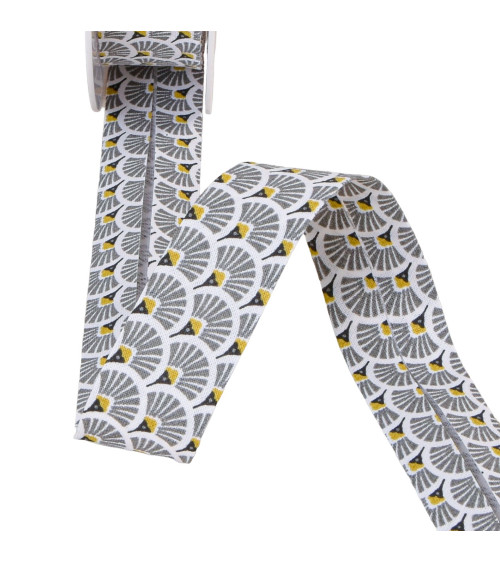 Medium gray fan bias 27mm per meter made in France