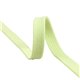 Tresse tubulaire plate au mètre 100 % coton 15mm vert nil