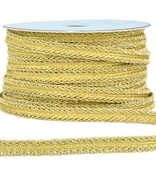 25m reel Gold metallic dress braid 10mm