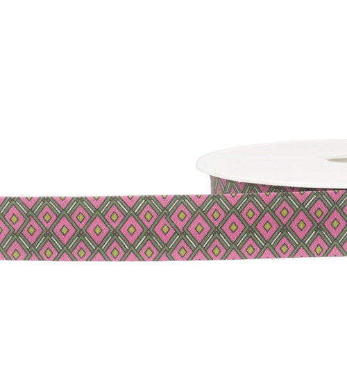 Floppy disk 25m Bias print stained glass Raspberry 27mm