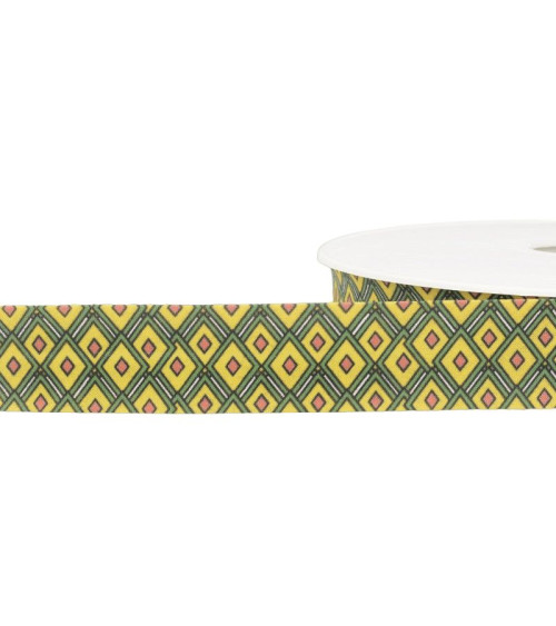 Floppy disk 25m Yellow stained glass printed bias 27mm