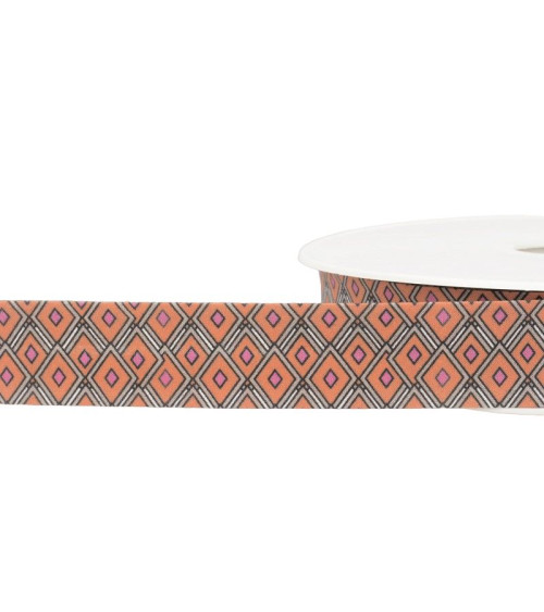 Floppy disk 25m Bias print stained glass Orange 27mm