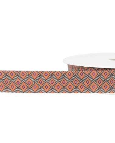 Floppy disk 25m Bias print stained glass Orange 27mm