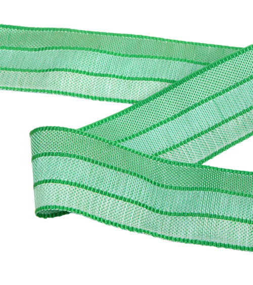 25m reel 3 tone ribbon 30mm Dark Green