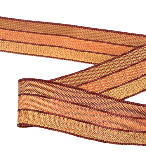 25m reel 3 tone ribbon 30mm Rust