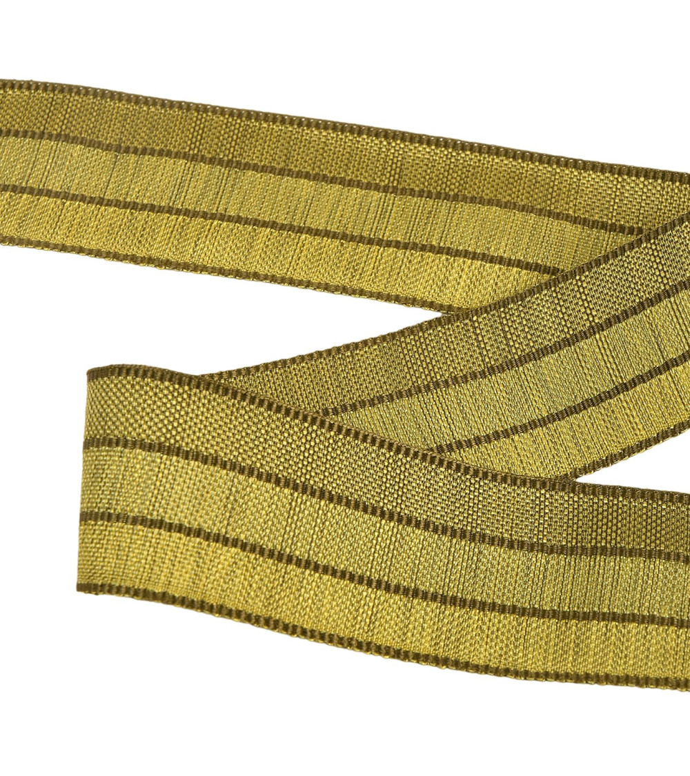 25m reel 3 tone ribbon 30mm Khaki Green