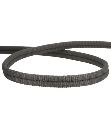 20 m Spule Doppelschnur Grau Schwarz 9 mm