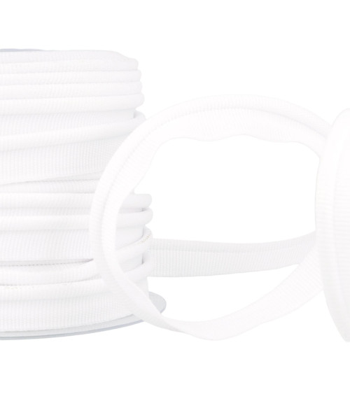 Bobine 20m passepoil Blanc 6mm