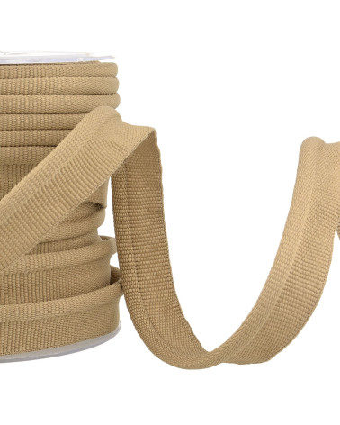 Bobine 20m passepoil Beige Foncé 6mm