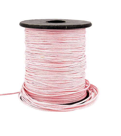 70m reel leather look cord 1mm Pink