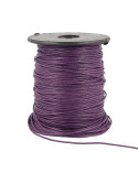 Bobine 70m cordelière aspect cuir 1mm Violet