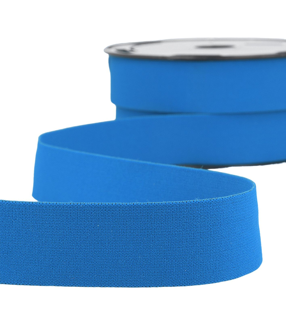 20m spool of boxer elastic Sky blue 32mm